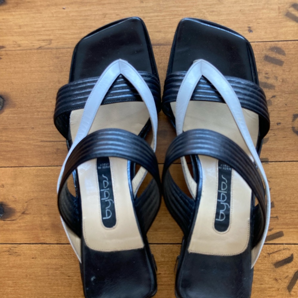Byblos black and white sandal - Picture 5 of 7